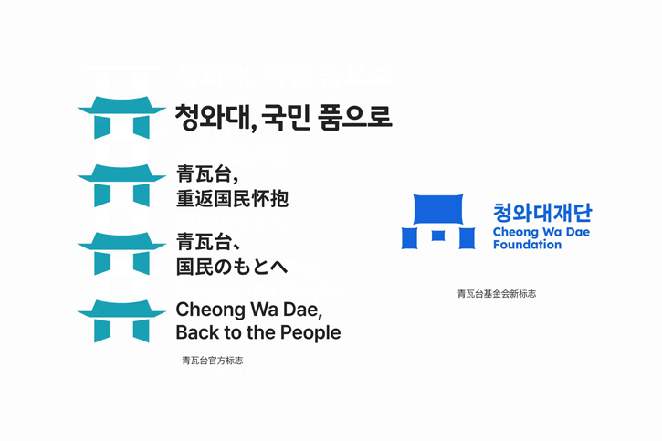 青瓦台基金会LOGO设计：传承历史与创新视野的完美结合